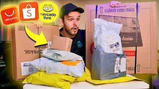 COMPRAS QUE EU FIZ NA SHOPEE ALIEXPRESS e MERCADO LIVRE