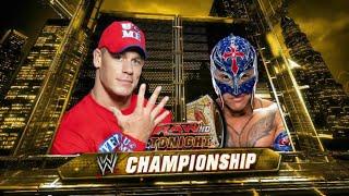 Rey Mysterio Vs John Cena Campeonato de WWE - WWE Raw 25072011 En Español