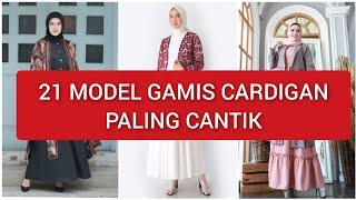 20 Model Baju Gamis Cardigan Kardi Panjang Modern Terbaru 20212022 Paling Cantik