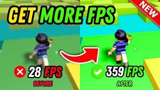 How To Get More FPS In Roblox 2024  Best Settings for FPS & No Delay  NEW UPDATED 