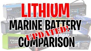 UPDATED Know BEFORE You Buy Marine Lithium Battery Comparison  Trolling Motor  Fish Finder