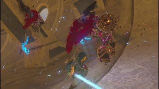 How to defeat two Thunderblight Ganons duplicated by glitches no damage  Legend of Zelda Botw