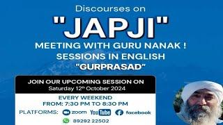 LIVE  Discourses on JAPJI Sahib   Rajbir Singh ji  12 October 2024