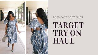 Target Try on Haul 2022  Post baby body  Target Clothing Try On Haul  Hello Yvonne