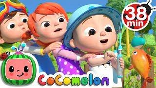 1 2 3 4 5 Once I Caught a Fish Alive + More Nursery Rhymes & Kids Songs - CoComelon