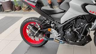 Yamaha Mt25 Full System Exhaust Sound