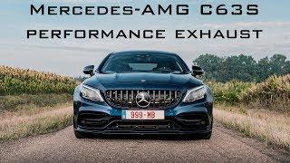 2019 Mercedes-AMG C63S Coupe Pure exhaust sound Pops & Bangs