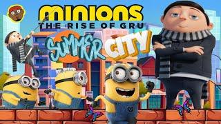 The Minions Rise of Gru Summer City Run  Minions Summertime Dance and Freeze  PhonicsMan Fitness