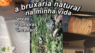 minha rotina na bruxaria natural ervas mini tour e +