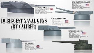 10 Biggest Naval Guns ever mounted on a Warship By Caliber