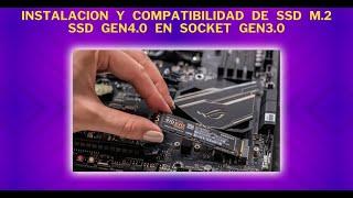 Compatibilidad Unidad SSD M.2 Gen4 en Socket Gen3  SOPTECO