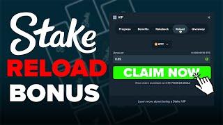 HOW TO CLAIM STAKE RELOAD BONUS 2024 FREE $21