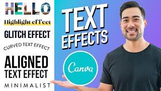 10 AMAZING CANVA TEXT EFFECTS To Level Up Your Designs  Canva Tips and Tricks 2021