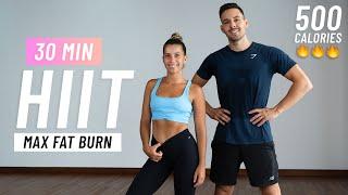 30 MIN CARDIO HIIT Workout for Fat Burn Full Body No Equipment At Home