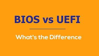 UEFI vs BIOS Whats the Difference? Convert BIOS to UEFI Without Data Loss - EaseUS