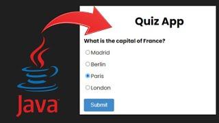 Quiz Application in java terminal based  java beginner project no 4