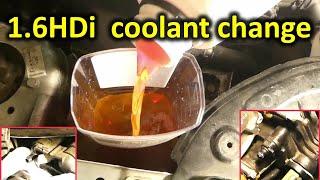 1.6HDi Coolantantifreeze change Peugeot Partner 2007