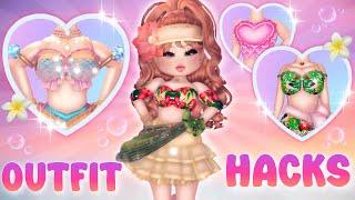 5 Cute Summer Outfit Hacks You MUST TRY in Royale  High  ROBLOX
