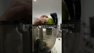  Whole Apples and Leafy Greens In REVO830 Whole Slow Juicer @BestCutFilmsVancouver