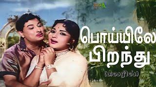 பொய்யிலே பிறந்து Poiyilae piranthu Song -4K HD Video  #mgrsongs #tamiloldsongs