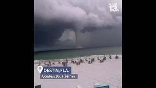 Massive waterspout in Destin Florida