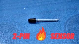 2 pin Flame sensor interfacing with Arduino with Buzzer  Fire alarm  Hindi