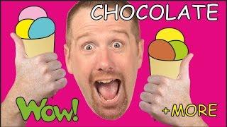 Chocolate Cake Ice Cream + MORE English Short Stories for Children from Steve and Maggie  Wow