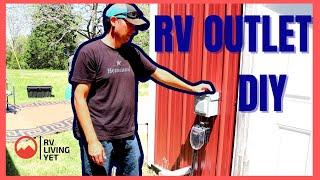 Install an RV Power Outlet  Install RV Outlet At Home  30 or 50 Amp RV Outlet DIY     How To