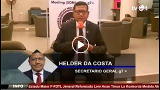 Timor Leste Inklui Nasaun 17 partisipa Senior Official Meeting Organizasaun g7+ Iha Sierra Leone