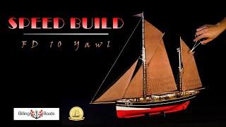 You should MAKE this as your first wood ship model Billing Boats FD-10 Yawl 150 Scale