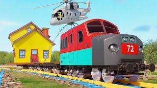  Lets do Home Delivery - Lego City Movies - Choo choo train kids videos