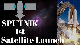 First Satellite Launch- Sputnik  The 1st Artificial Earth Satellite-Sputnik  Rare Video