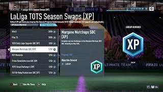 LaLiga TOTS Season Swaps XP Objectives FIFA 23