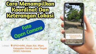 Cara Menampilkan Lokasi Dan Koordinat Di Open Camera Android Tanpa Aplikasi  Xiaomi Redmi