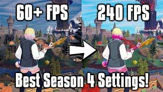 Fortnite Season 4 Settings Guide - FPS Boost Colorblind Modes & More