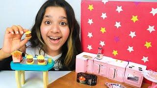 شفا أكل أصغر وجبة ماكدونالدز في المطبخ المصغر  DIY mini food cute kitchen