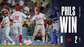 Phillies vs. Dodgers Game Highlights 8624  MLB Highlights