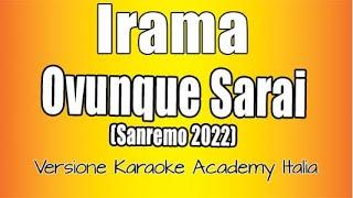 Irama -  Ovunque Sarai  Versione Karaoke Academy Italia