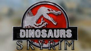 Skyrim Mod Spotlight The Dinosaurus Era - Dinosaurs in Skyrim