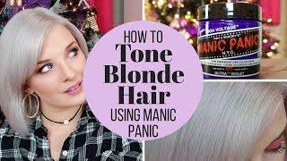 How To Manic Panic Ultra Violet Blonde Toner