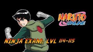 Naruto Online - LVL 114-115 EXAM - Crimson Fist