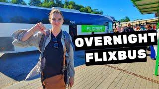 WE SPENT 15HRS ON A FLIXBUS IN EUROPE Overnight bus Netherlands to Poznan Poland