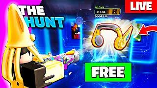  Collecting Badges & LAUNCHING “Vault Star Headphones” to EVERYONE in ROBLOX HUNT