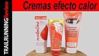 Comparativa cremas efecto calor