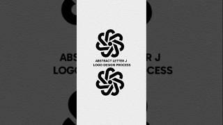 Abstract Logo Design Process  Adobe Illustrator Logo Design Tutorial  Letter J Logo#logo #design