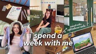 Vlog Week⋆𐙚₊˚⊹ อยู่เป็นเพื่อนแบบยาวสะใจ ไปงานหนังสือ แต่งออฟฟิศใหม่ ฉลอง 1M SUB  Peanut Butter