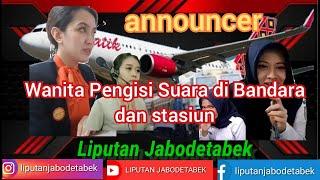 Ini lah Para Wanita Pengisi Suara di Bandara udara dan Stasiun Kereta Api