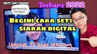  Cara mencari siaran TV Digital sharp