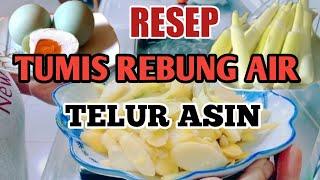 RESEP TUMIS REBUNG AIR TELUR ASIN  MASAKAN ALA TAIWAN