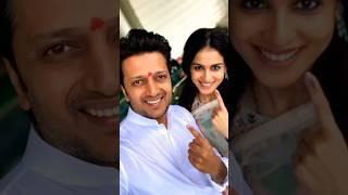 Ritesh Deshmukh and his wife beautiful pictures.#ritesh #bollywood #shorts